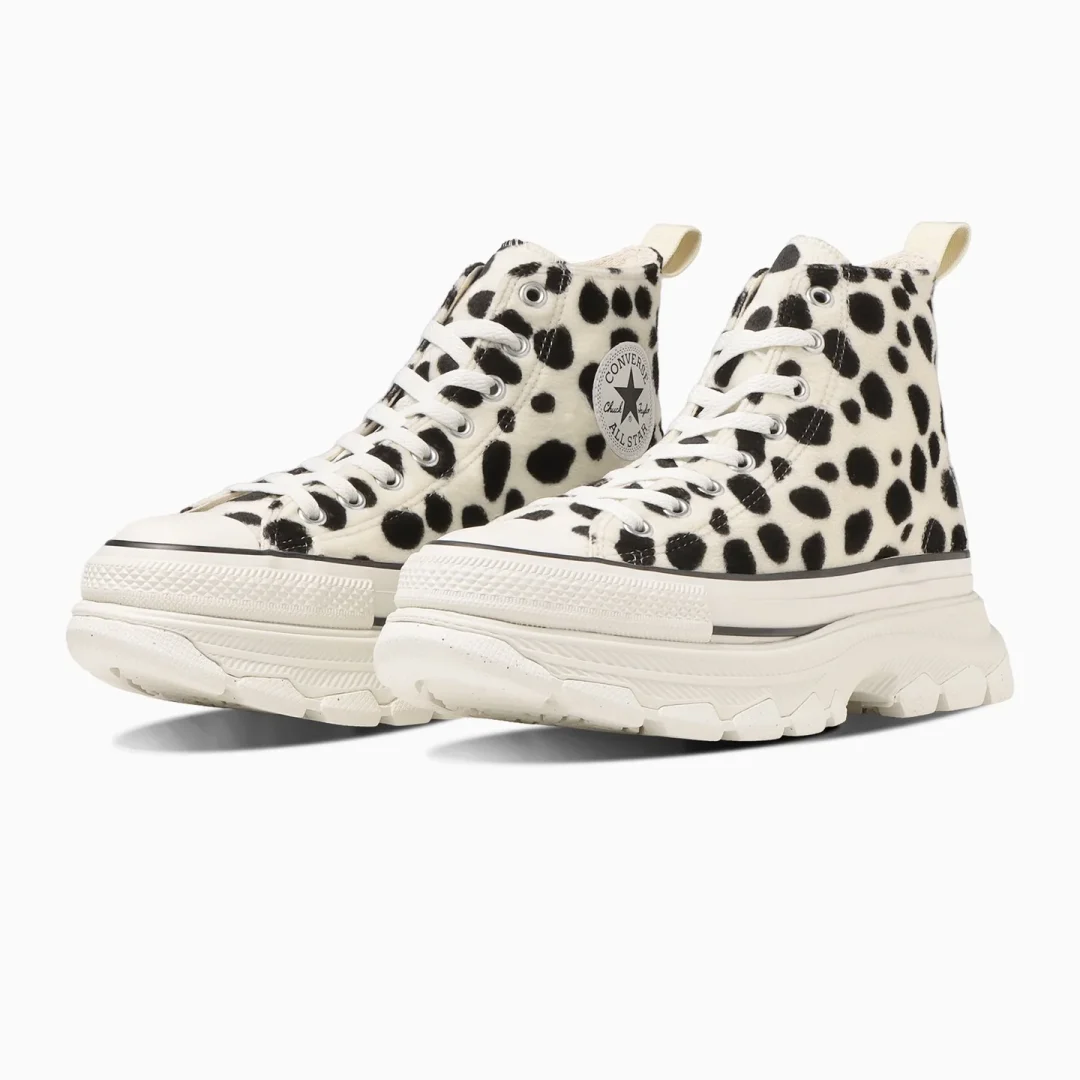 【国内 11/17 発売】アニマルファーのアッパーを採用した CONVERSE ALL STAR (R) TREKWAVE ANIMALFUR HI (コンバース オールスター トレックウエーブ　アニマルファー)