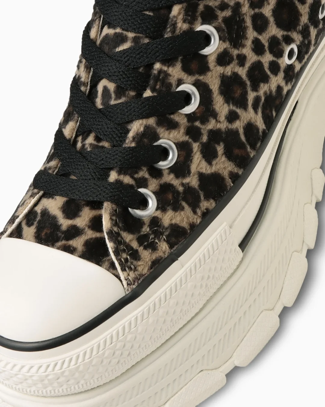 【国内 11/17 発売】アニマルファーのアッパーを採用した CONVERSE ALL STAR (R) TREKWAVE ANIMALFUR HI (コンバース オールスター トレックウエーブ　アニマルファー)