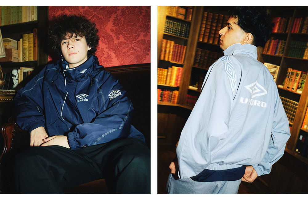 XLARGE × UMBRO 2023 コラボレーションが11/25 発売 ​(エクストララージ アンブロ)