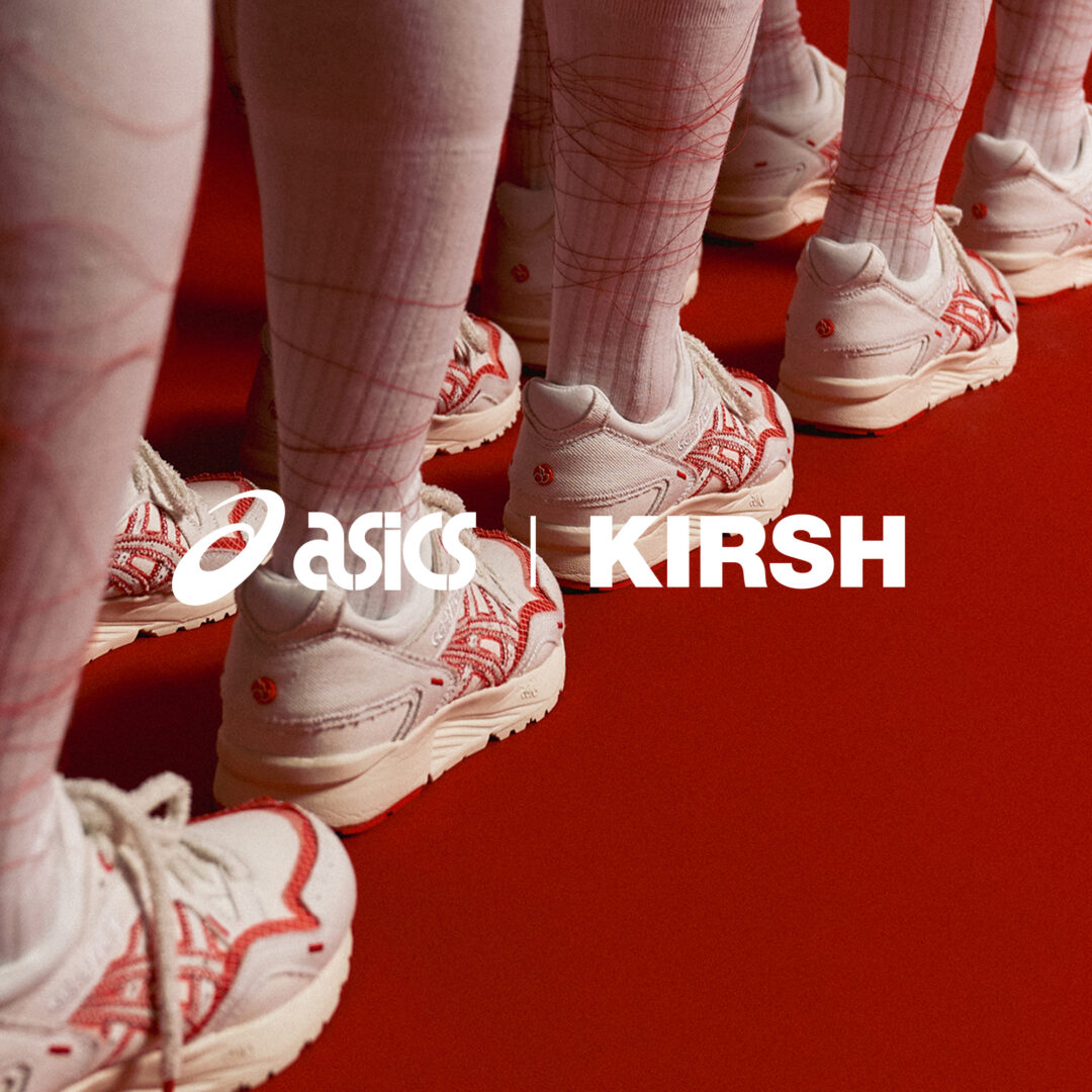 11/27 発売予定！KIRSH × ASICS GEL-LYTE V “CREAM/FIERY RED” (キルシー アシックス ゲルライト) [1203A363.100]