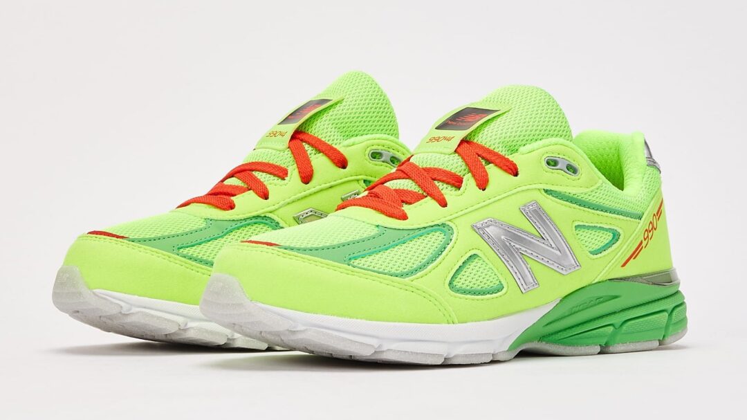 海外 11/27 発売！DTLR x New Balance 990v4 “Festive/Neon Yallow/Red” (ニューバランス)