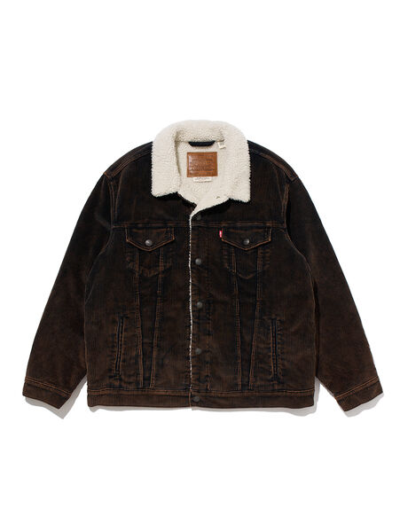 リーバイス リラックスフィット シェルパトラッカージャケット “ブラウン” (Levi’s Relaxed Fit Sherpa Trucker Jacket “Brown”)