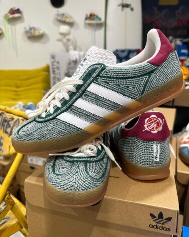 【国内 11/18 発売】Sean Wotherspoon × adidas Originals GAZELLE INDOOR HEMP "College Green" (ショーン・ウェザースプーン アディダス オリジナルス ガゼル インドア ヘンプ "カレッジグリーン") [IG1456]