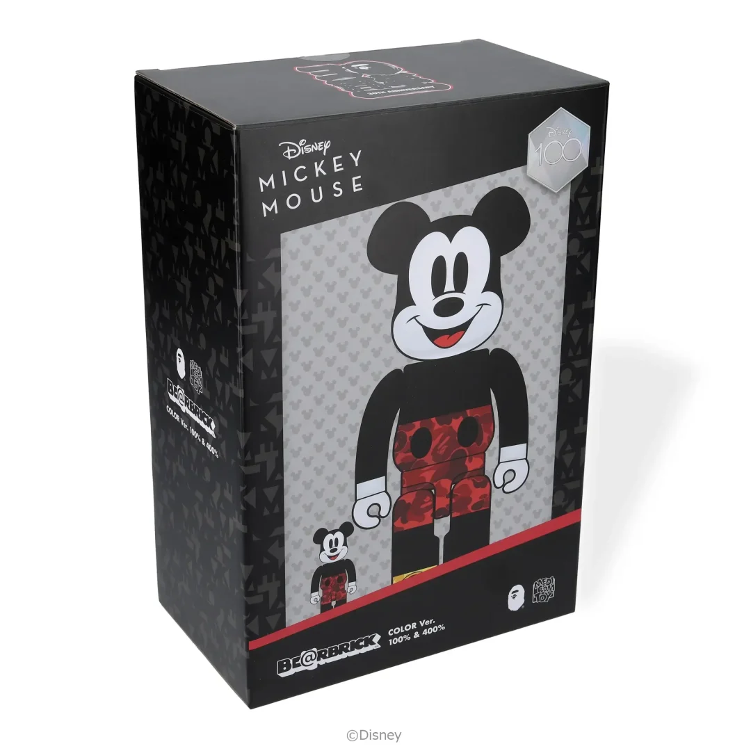 100周年のディズニーと30周年のBAPEを祝したBE@RBRICKが11/23 発売 (A BATHING APE MICKEY MOUSE Disney ベアブリック)