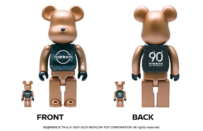 日産 創立90周年を記念したベアブリックが11月中旬発売 (ニッサン NISSAN 90th BE@RBRICK)