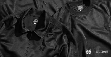 NEEDLES × STUDIOUS 別注 ブラックボディに同色のサイドラインを配したオールブラックコレクション 全5型が発売 (ニードルズ ステュディオス)