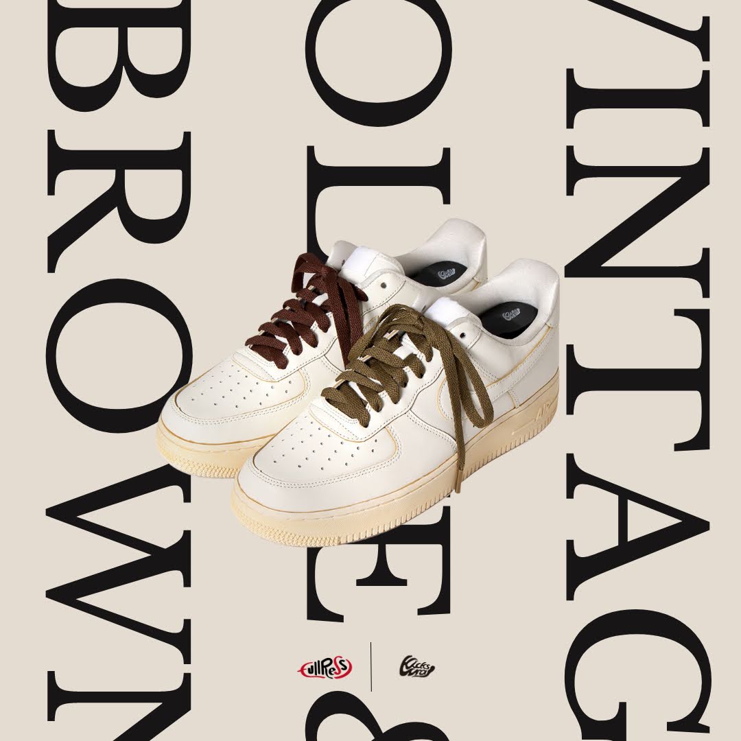 【11/18 20:00 数量限定発売】Fullress × KicksWrap 別注 “The Shoelaces / Vintage Olive&Vintage Brown” がオンラインにて発売 (キックスラップ)