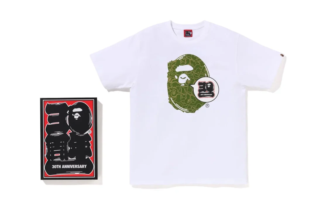 A BATHING APE 30周年を祝う日本の伝統的な図案文字“江戸文字”をポップアートに昇華させたアイテムが11/11から順次発売 (ア ベイシング エイプ)