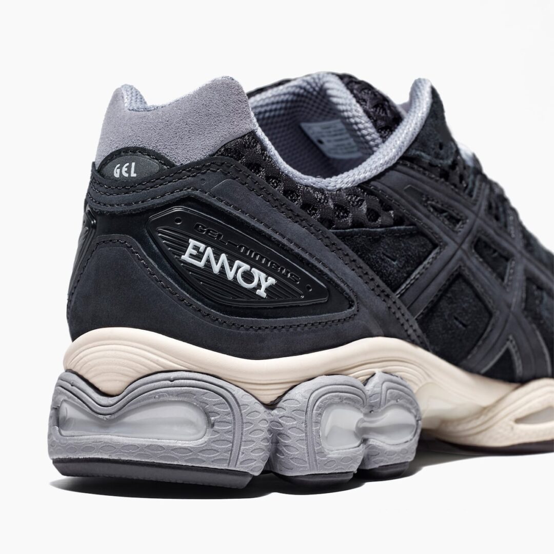 【2024年 3/7、3/15 発売】ENNOY × ASICS GEL-NIMBUS 9 “Black/White” (エンノイ アシックス ゲル-ニンバス 9 “ブラック/ホワイト”) [1201A986.002/1201B034.100]