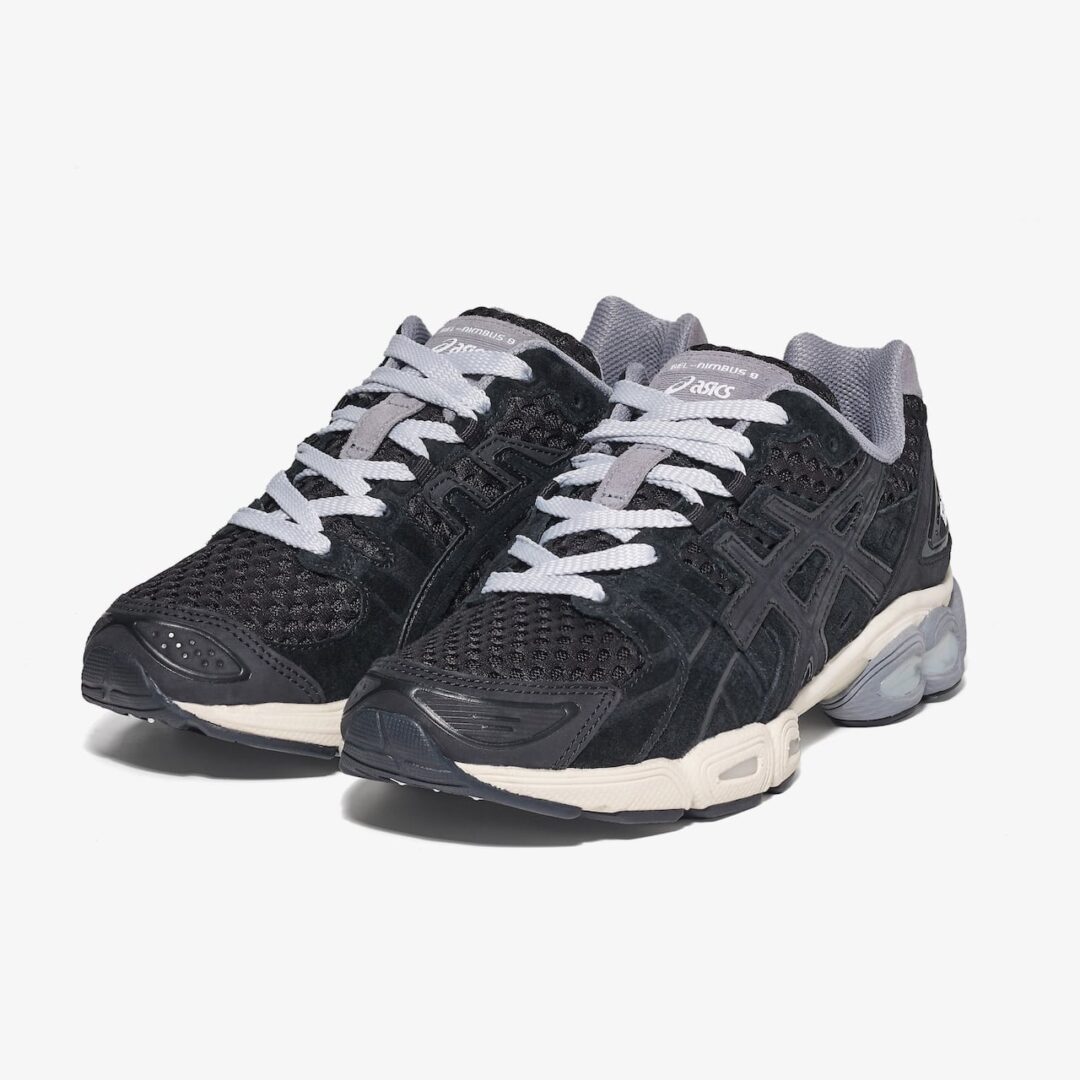 【2024年 3/7、3/15 発売】ENNOY × ASICS GEL-NIMBUS 9 “Black/White” (エンノイ アシックス ゲル-ニンバス 9 “ブラック/ホワイト”) [1201A986.002/1201B034.100]