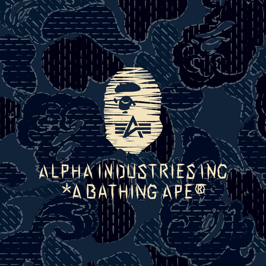 【12/30 発売】A BATHING APE x ALPHA INDUSTRIES (ア ベイシング エイプ アルファ インダストリーズ)