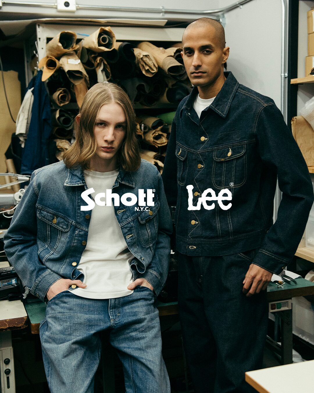 【2024年 初売り】Schott × LEE 初コラボで名品「101J/101Z」セットアップが1/2 発売 (ショット リー)