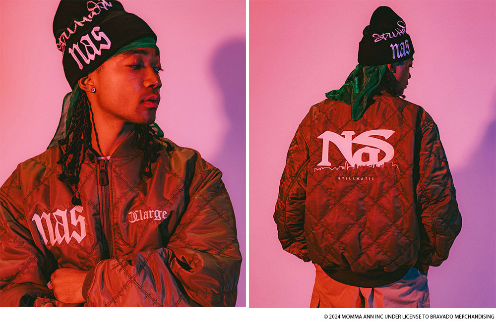 【2024年 初売り】XLARGE × NAS コラボレーションが1/1 発売 ​(エクストララージ ナズ)