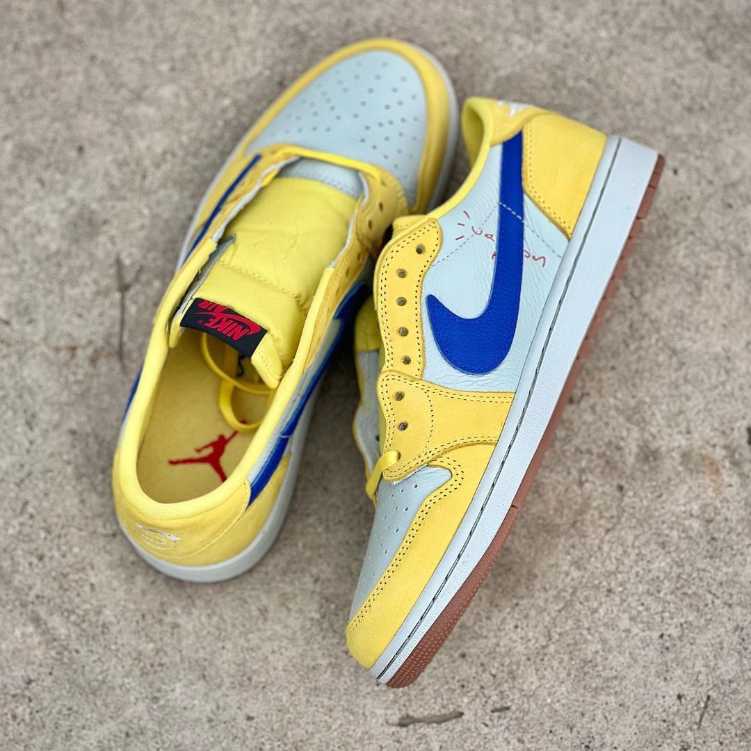 【2024年 5/25 発売】トラビス・スコット × ナイキ ウィメンズ エア ジョーダン 1 ロー OG SP “カナリアイエロー” (TRAVIS SCOTT NIKE WMNS AIR JORDAN 1 LOW OG SP “Canary”) [DZ4137-700]