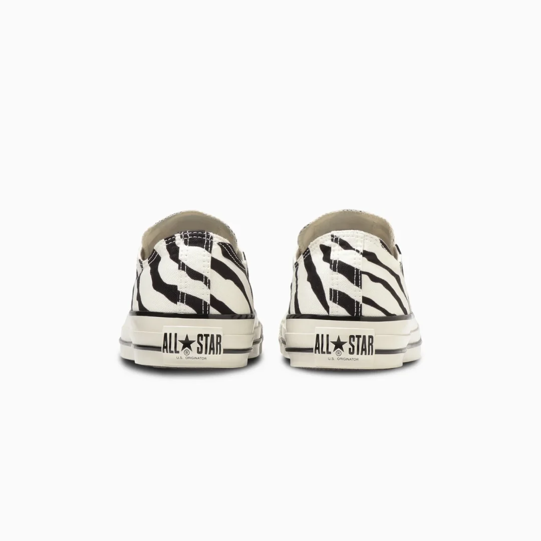 【国内 12/8 発売】1980年代のスタイルを再現しゼブラ柄を採用した CONVERSE ALL STAR US ZEBRA OX/HI (コンバース オールスター)