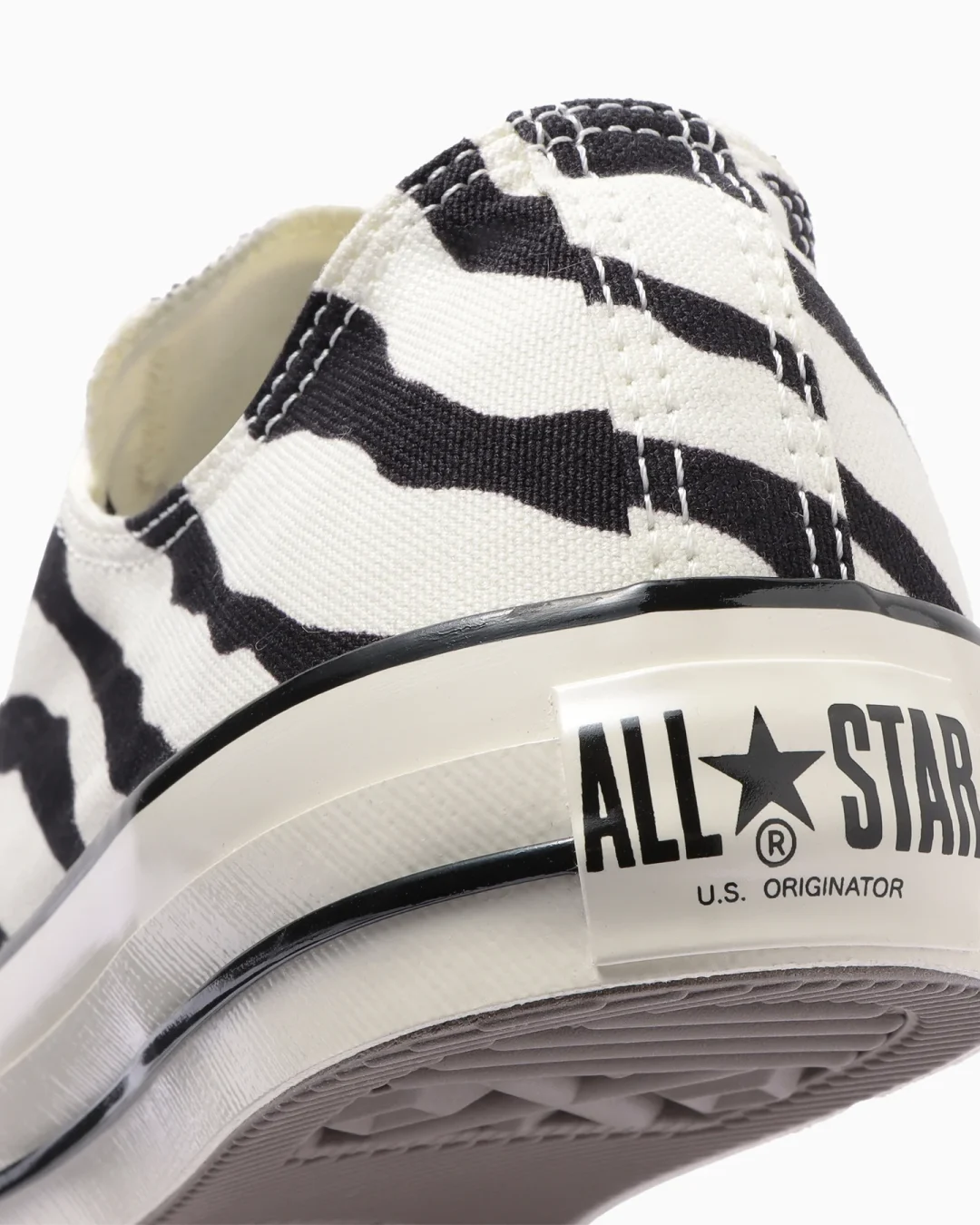 【国内 12/8 発売】1980年代のスタイルを再現しゼブラ柄を採用した CONVERSE ALL STAR US ZEBRA OX/HI (コンバース オールスター)