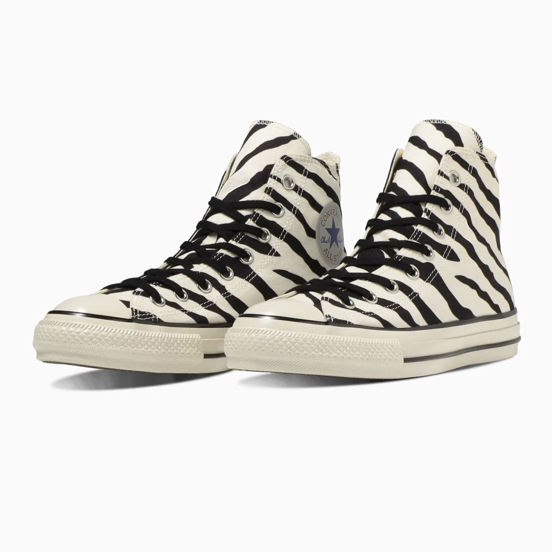 【国内 12/8 発売】1980年代のスタイルを再現しゼブラ柄を採用した CONVERSE ALL STAR US ZEBRA OX/HI (コンバース オールスター)