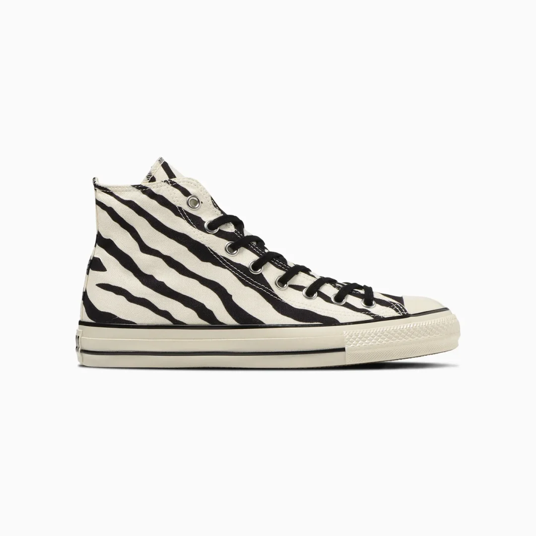 【国内 12/8 発売】1980年代のスタイルを再現しゼブラ柄を採用した CONVERSE ALL STAR US ZEBRA OX/HI (コンバース オールスター)