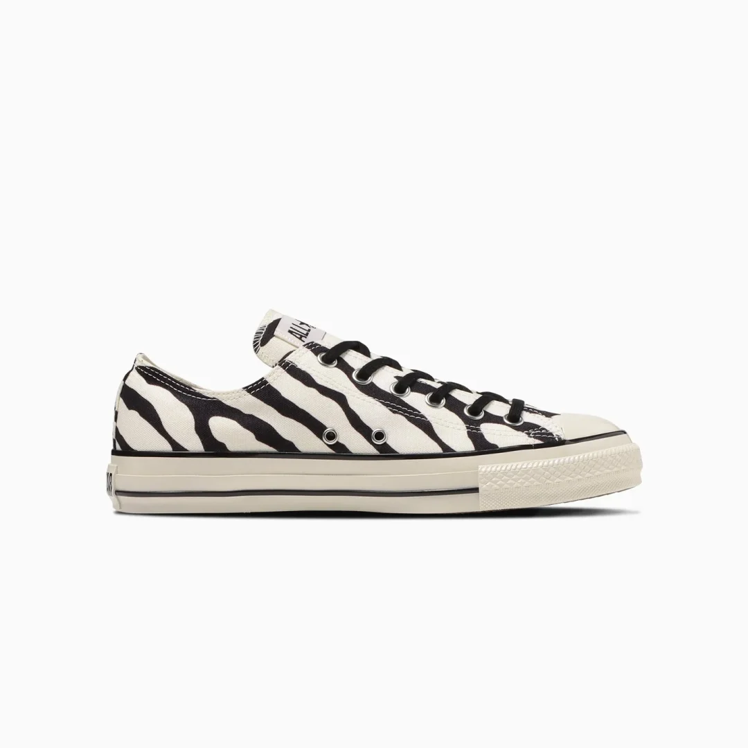 【国内 12/8 発売】1980年代のスタイルを再現しゼブラ柄を採用した CONVERSE ALL STAR US ZEBRA OX/HI (コンバース オールスター)