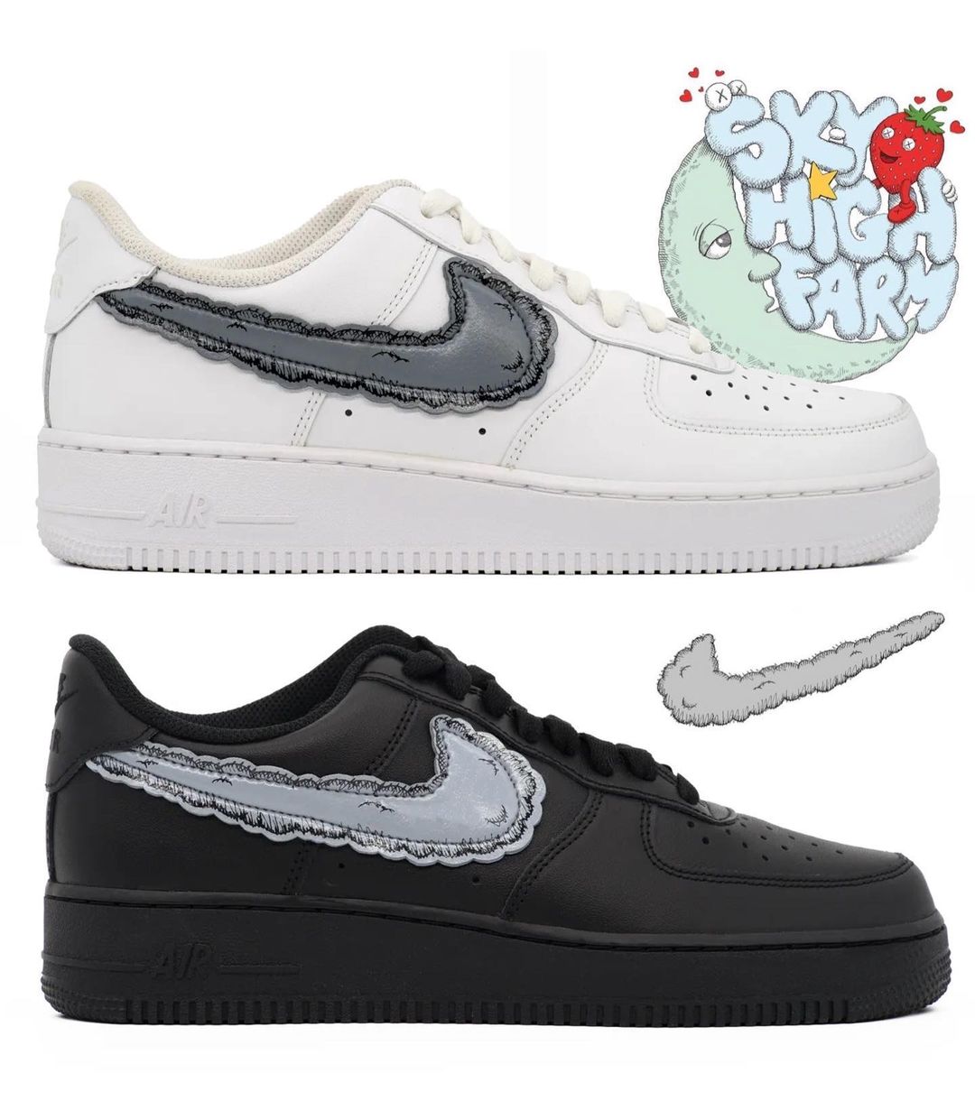 海外 12/16 発売！KAWS × NKE AIR FORCE 1 LOW/HIGH × Sky High Farm Universe (カウズ ナイキ エア フォース 1 ロー/ハイ スカイハイファームユニバース)