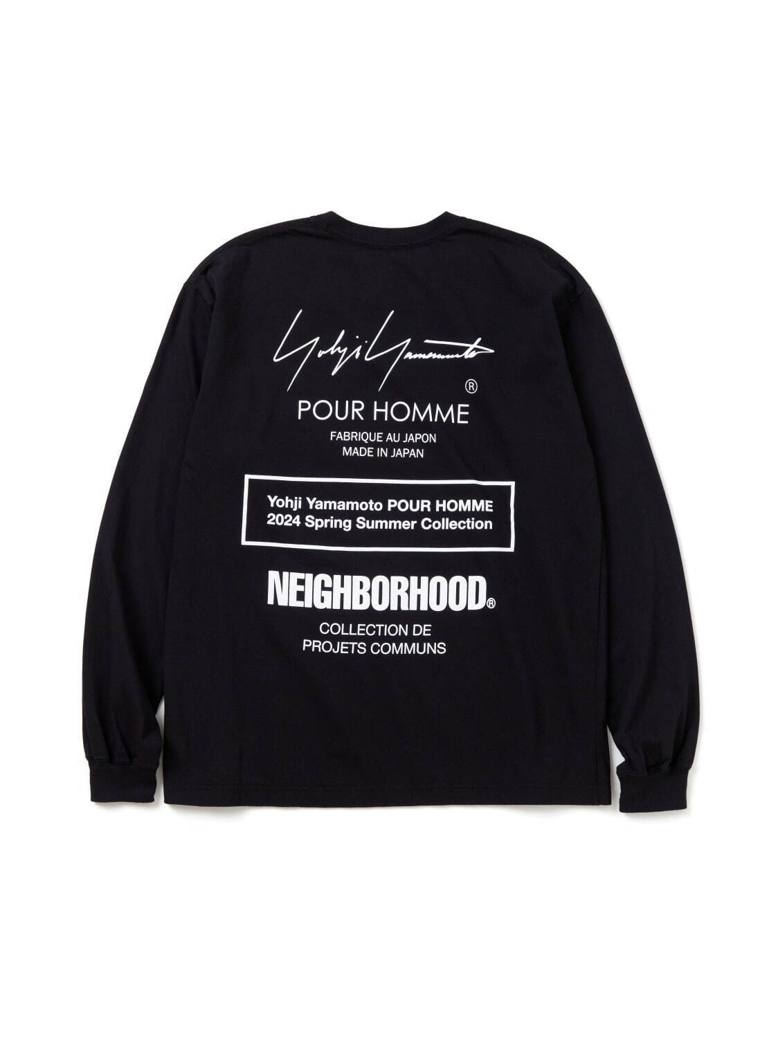 NEIGHBORHOOD x Yohji Yamamoto POUR HOMMEが12/8 発売