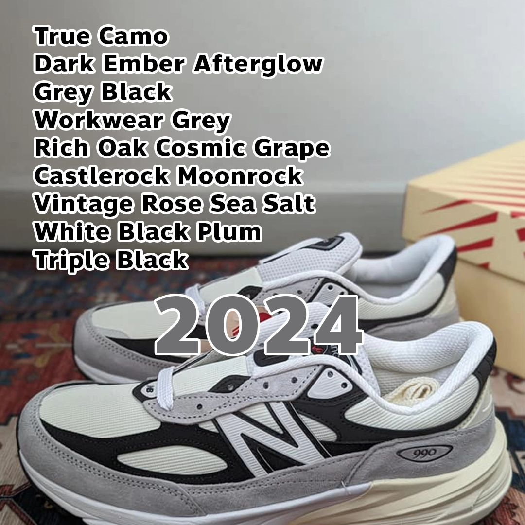 2024年 発売予定のNew Balance U990v6 Made in USA (ニューバランス メイドインUSA) [U990TB6/U990TF6/U990TG6/U990TN6/U990OP6/U990GR6/U990VR6/U990WB6/U990BB6]