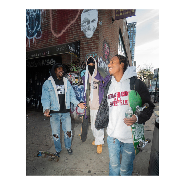 ニューヨークのスケートブランド PUBLIC HOUSING SKATE TEAM × uniform experiment コラボレーションが12/15 発売 (ユニフォーム・エクスペリメント パブリック ハウジング スケート チーム)