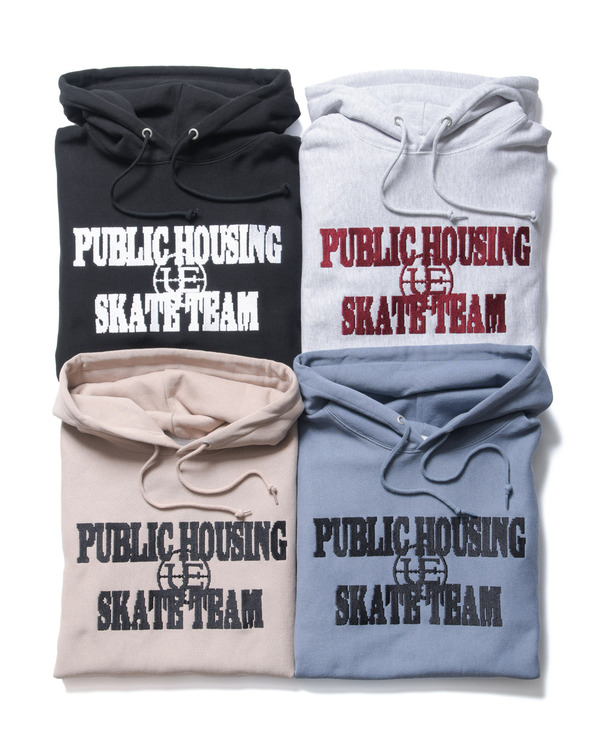 ニューヨークのスケートブランド PUBLIC HOUSING SKATE TEAM × uniform experiment コラボレーションが12/15 発売 (ユニフォーム・エクスペリメント パブリック ハウジング スケート チーム)