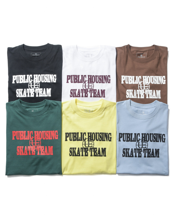 ニューヨークのスケートブランド PUBLIC HOUSING SKATE TEAM × uniform experiment コラボレーションが12/15 発売 (ユニフォーム・エクスペリメント パブリック ハウジング スケート チーム)