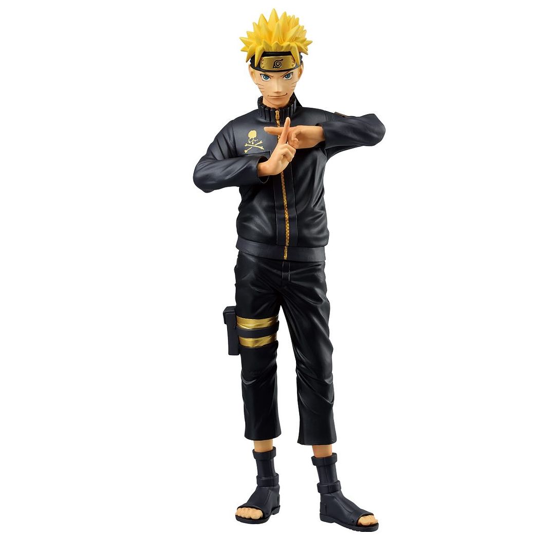 アニメ「NARUTO-ナルト- 疾風伝」× MASTERMIND JAPANとのコラボフィギュア「UZUMAKI NARUTO Grandista BLACK ver.」が12/15 発売 (ナルト マスターマインド ジャパン)