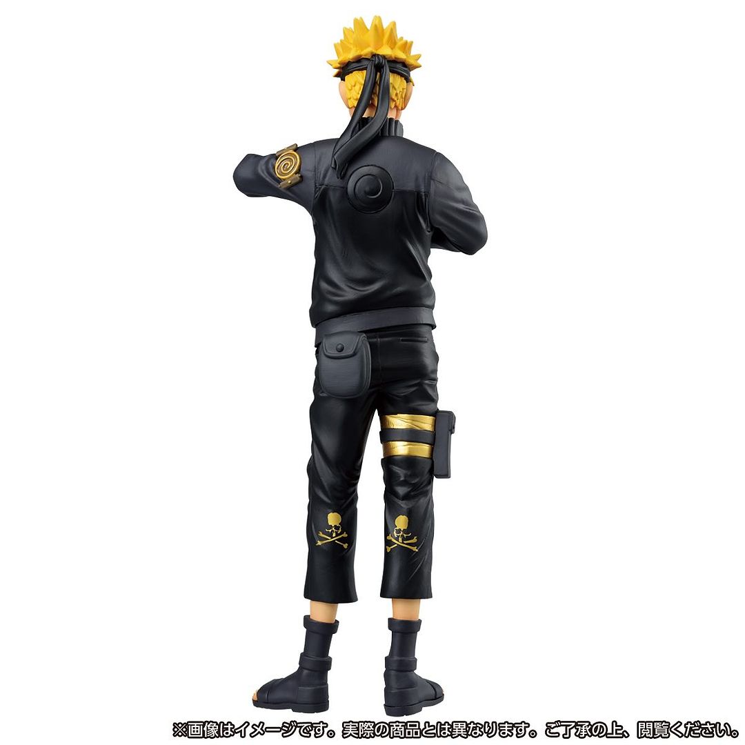 アニメ「NARUTO-ナルト- 疾風伝」× MASTERMIND JAPANとのコラボフィギュア「UZUMAKI NARUTO Grandista BLACK ver.」が12/15 発売 (ナルト マスターマインド ジャパン)