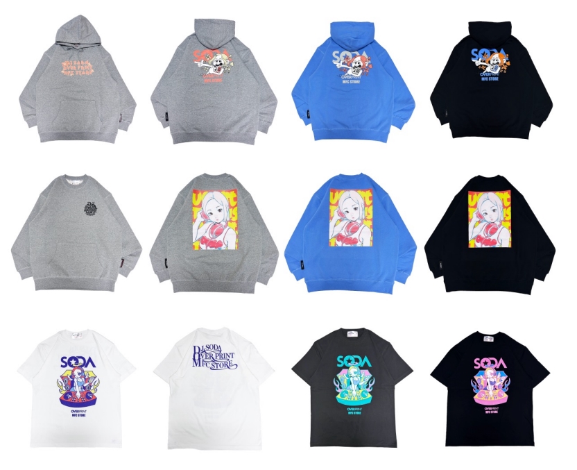 「MFC STORE」が「over print」と韓国出⾝の⼈気DJ「DJ SODA」とのトリプルコラボを2024年 1/2 発売 (エムエフシー ストア オーバープリント DJソダ)