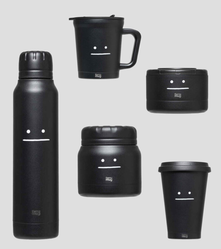グラニフ × thermo mug 新作コラボで、ビューティフルシャドーデザイン