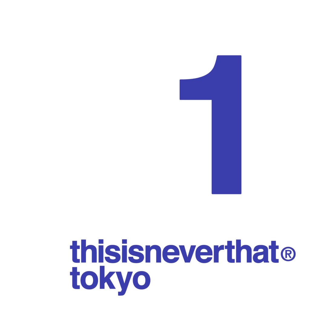 「thisisneverthat/ディスイズネバーザット」東京旗艦店 1周年記念アイテムが12/2 発売