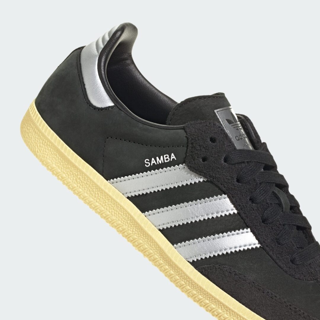 【2024年 3/15 発売】アディダス オリジナルス サンバ OG “ブラック/シルバー” (adidas Originals SAMBA OG “Core Black/Matte Silver”) [IE8128]