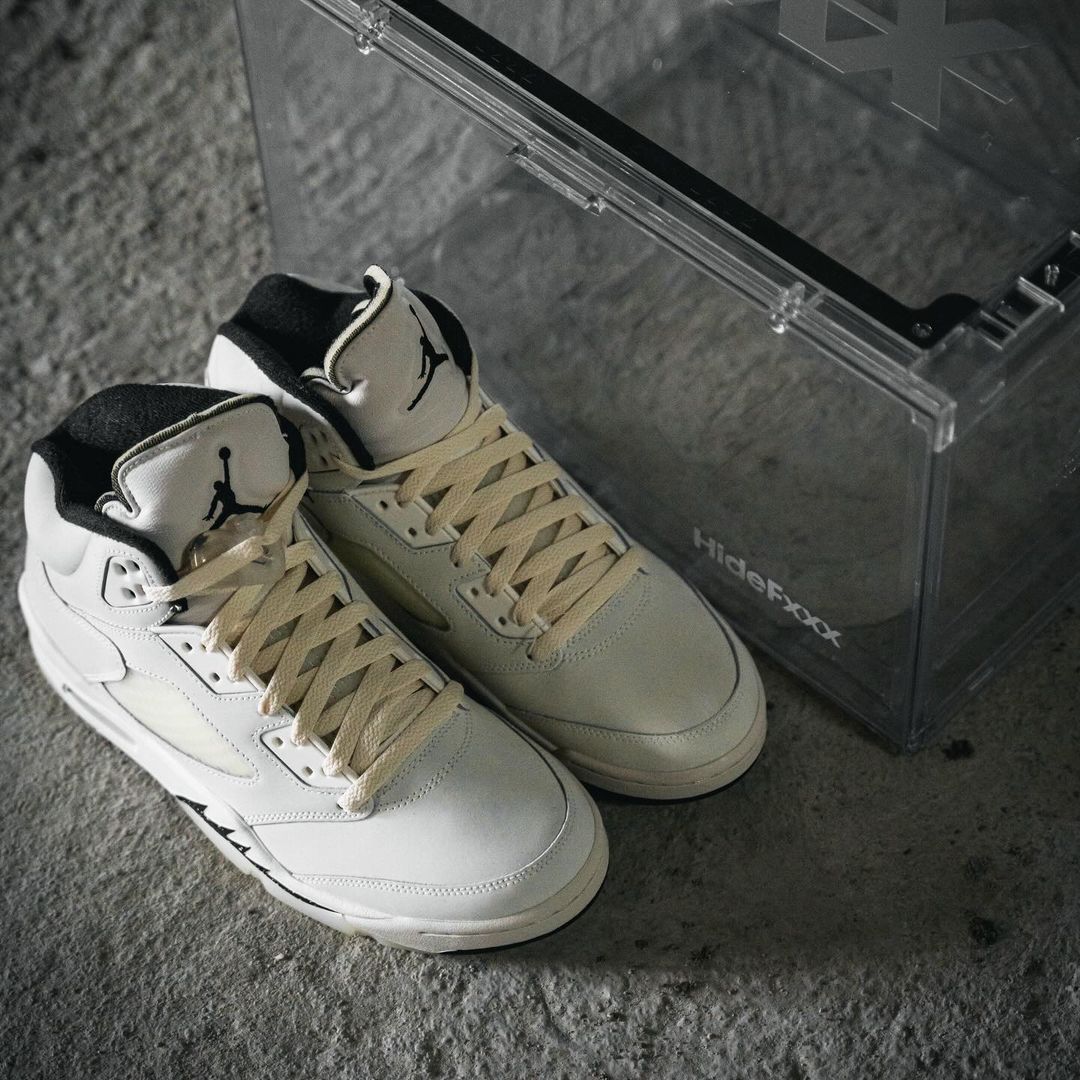 【2024年 8/10 発売】ナイキ エア ジョーダン 5 レトロ “ホワイト/ブラック” (NIKE AIR JORDAN 5 RETRO “White/Black”) [DD0587-110]