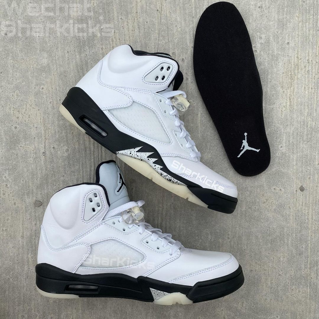 【2024年 8/10 発売】ナイキ エア ジョーダン 5 レトロ “ホワイト/ブラック” (NIKE AIR JORDAN 5 RETRO “White/Black”) [DD0587-110]