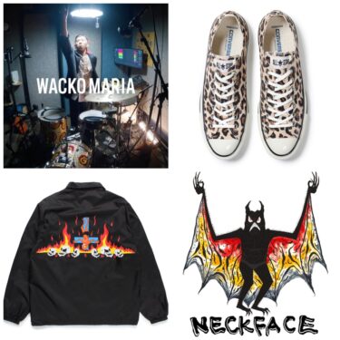 【2024年 初売り】WACKO MARIA × CONVERSE & NECKFACE コラボが1/3 発売 (ワコマリア コンバース ネックフェイス)