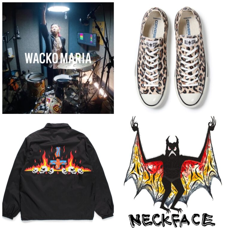 2024年 初売り】WACKO MARIA × CONVERSE & NECKFACE コラボが1/3