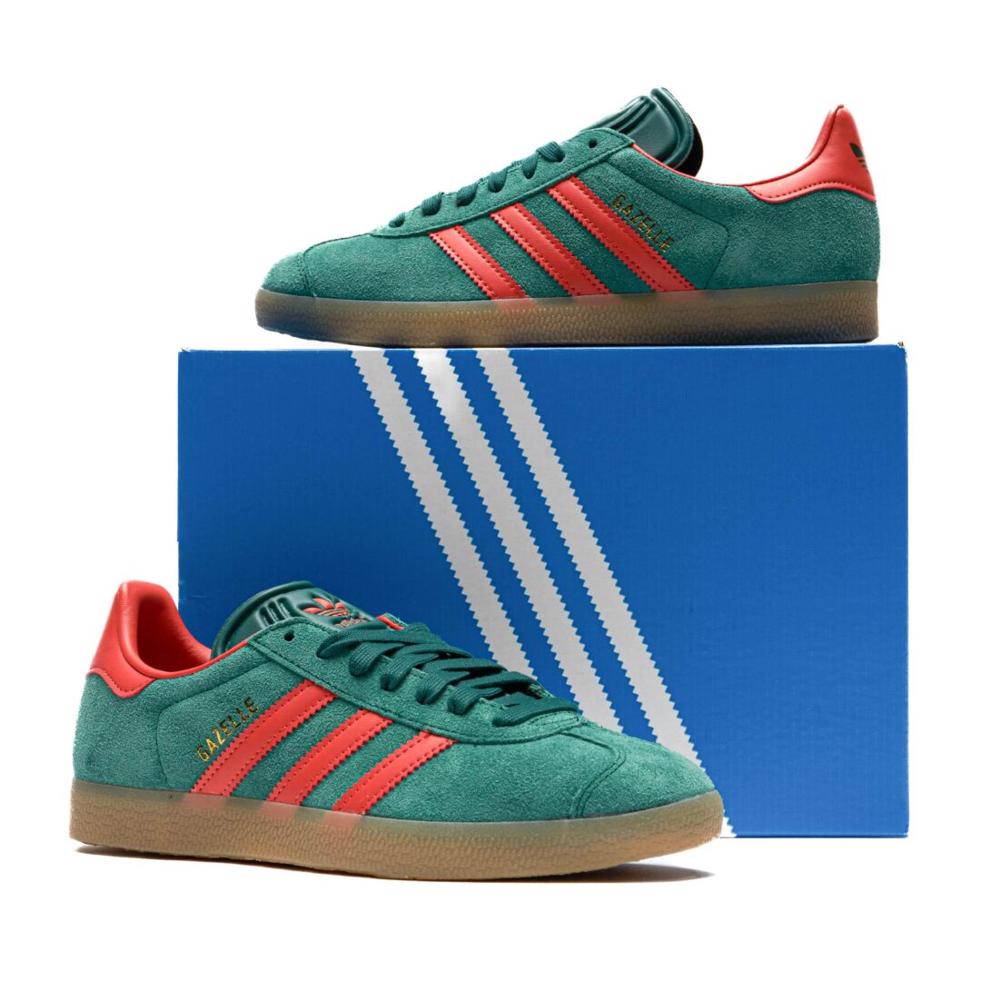 【国内 12/15 発売】adidas Originals GAZELLE “Collegiate Green/Preloved Red/Gum” (アディダス オリジナルス ガゼル “グリーン/レッド/ガム”) [IG6200]