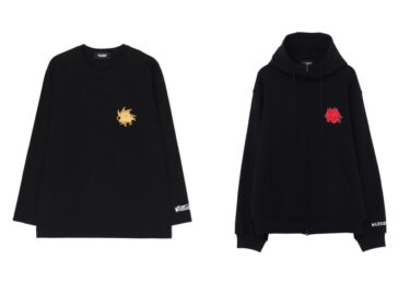 WILDSIDE YOHJI YAMAMOTO オリジナルラインより花の刺繍を施したTシャツ・フーディーが12/6 発売 (ヨウジヤマモト)