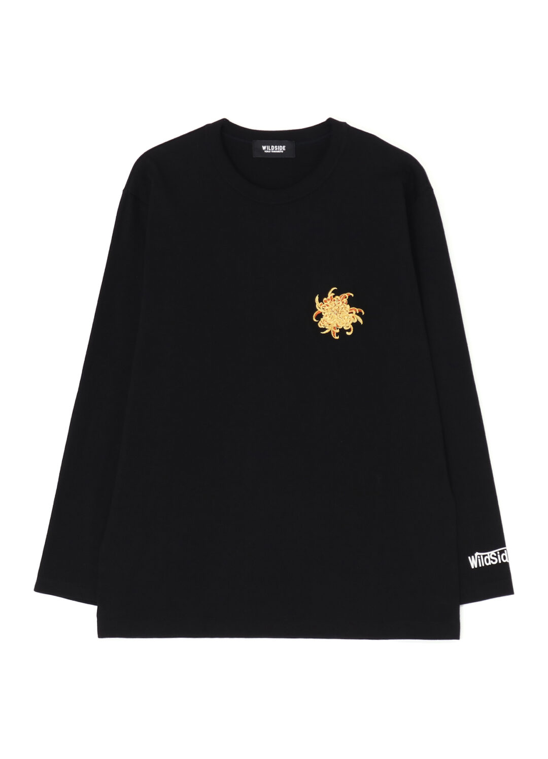 WILDSIDE YOHJI YAMAMOTO オリジナルラインより花の刺繍を施したTシャツ・フーディーが12/6 発売 (ヨウジヤマモト)