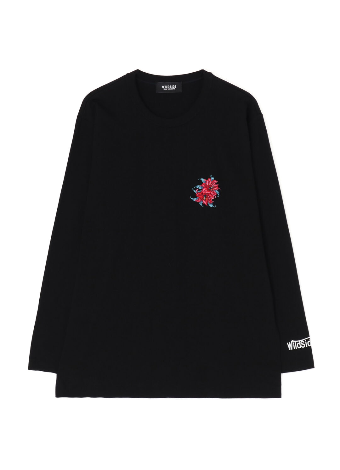 WILDSIDE YOHJI YAMAMOTO オリジナルラインより花の刺繍を施したTシャツ・フーディーが12/6 発売 (ヨウジヤマモト)