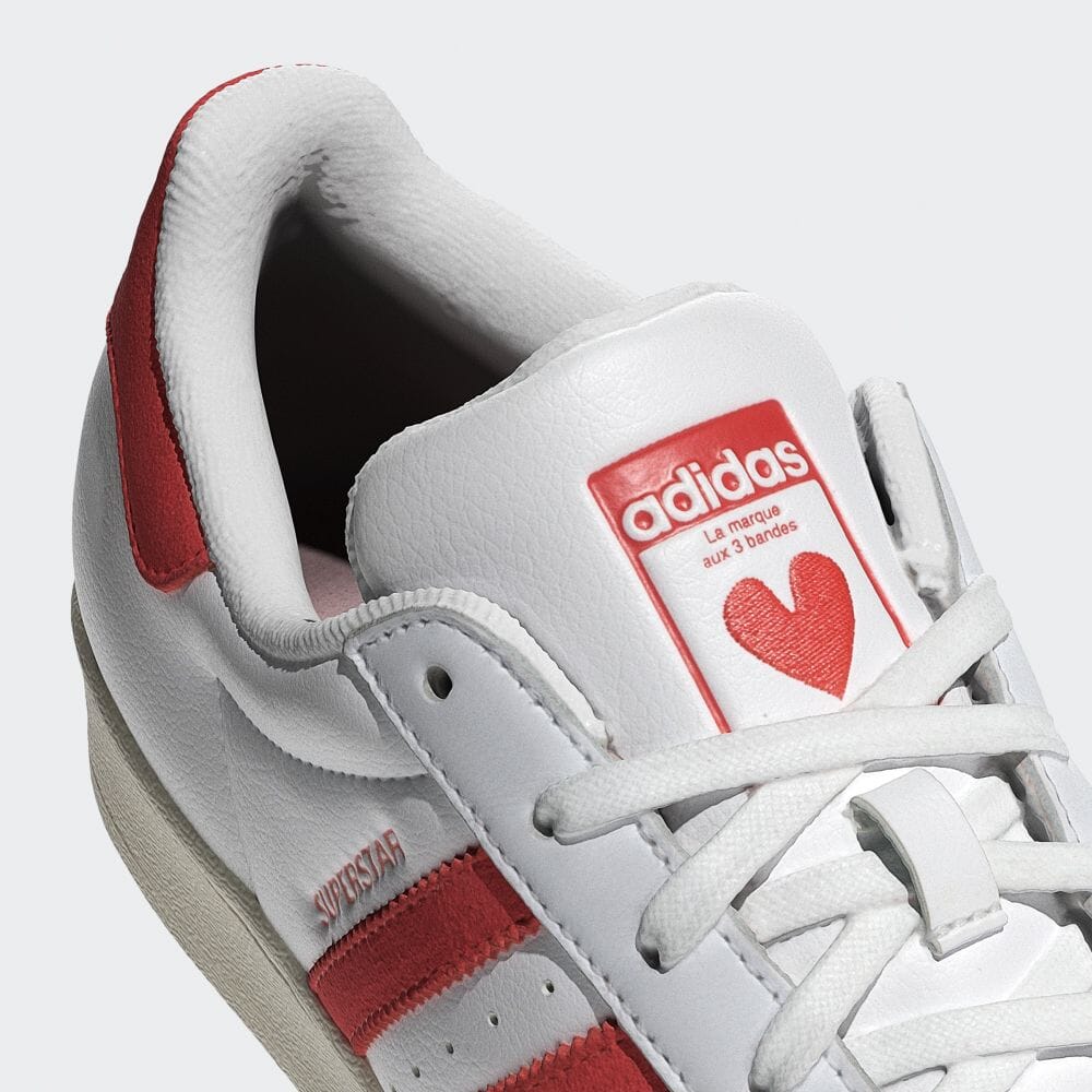 【国内 12/29 発売】バレンタインに相応しいadidas Originals SUPERSTAR & STAN SMITH “Valentine/White/Red” (アディダス オリジナルス スーパースター & スタンスミス “ホワイト/レッド”) [IG5958/IG8482]