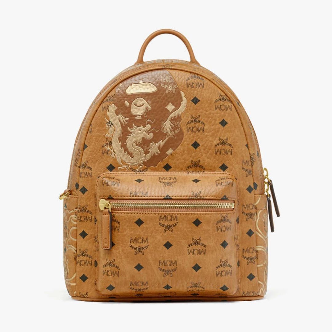 【国内 1/5 発売】A BATHING APE x MCM (ア ベイシング エイプ エムシーエム)