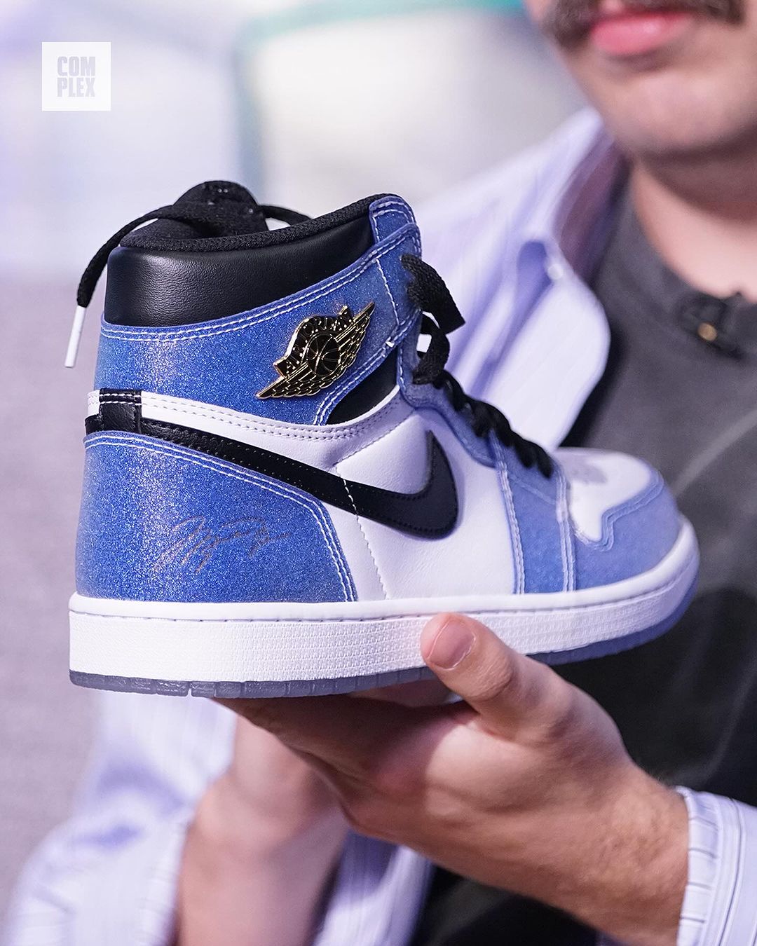 【サンプル】Trophy Room × NIKE AIR JORDAN 1 HIGH SP “White/Blue” (トロフィールーム ナイキ エア ジョーダン 1 ハイ SP)