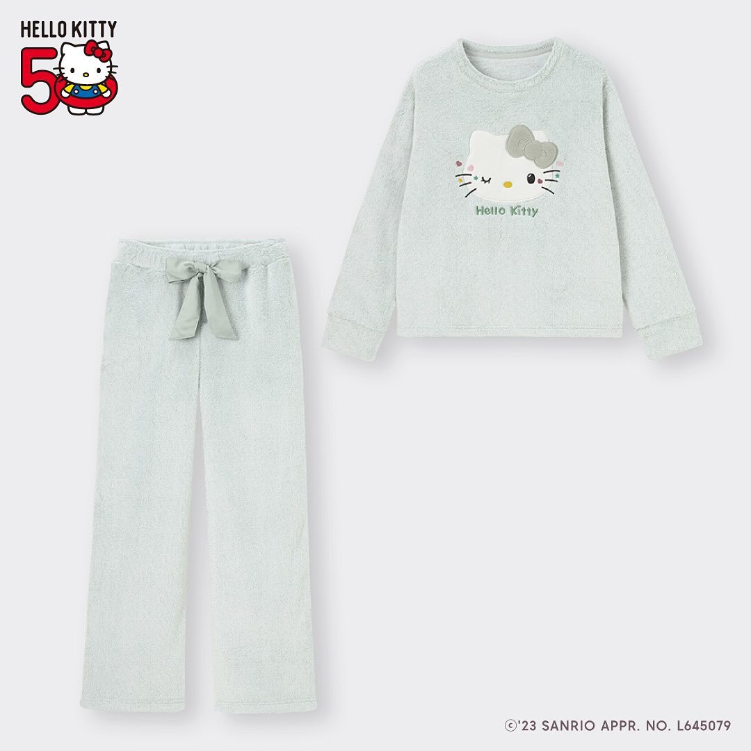 GU × 50周年を迎える「ハローキティ」とのコラボレーションが2024年 1/1 発売 (ジーユー HELLO KITTY)