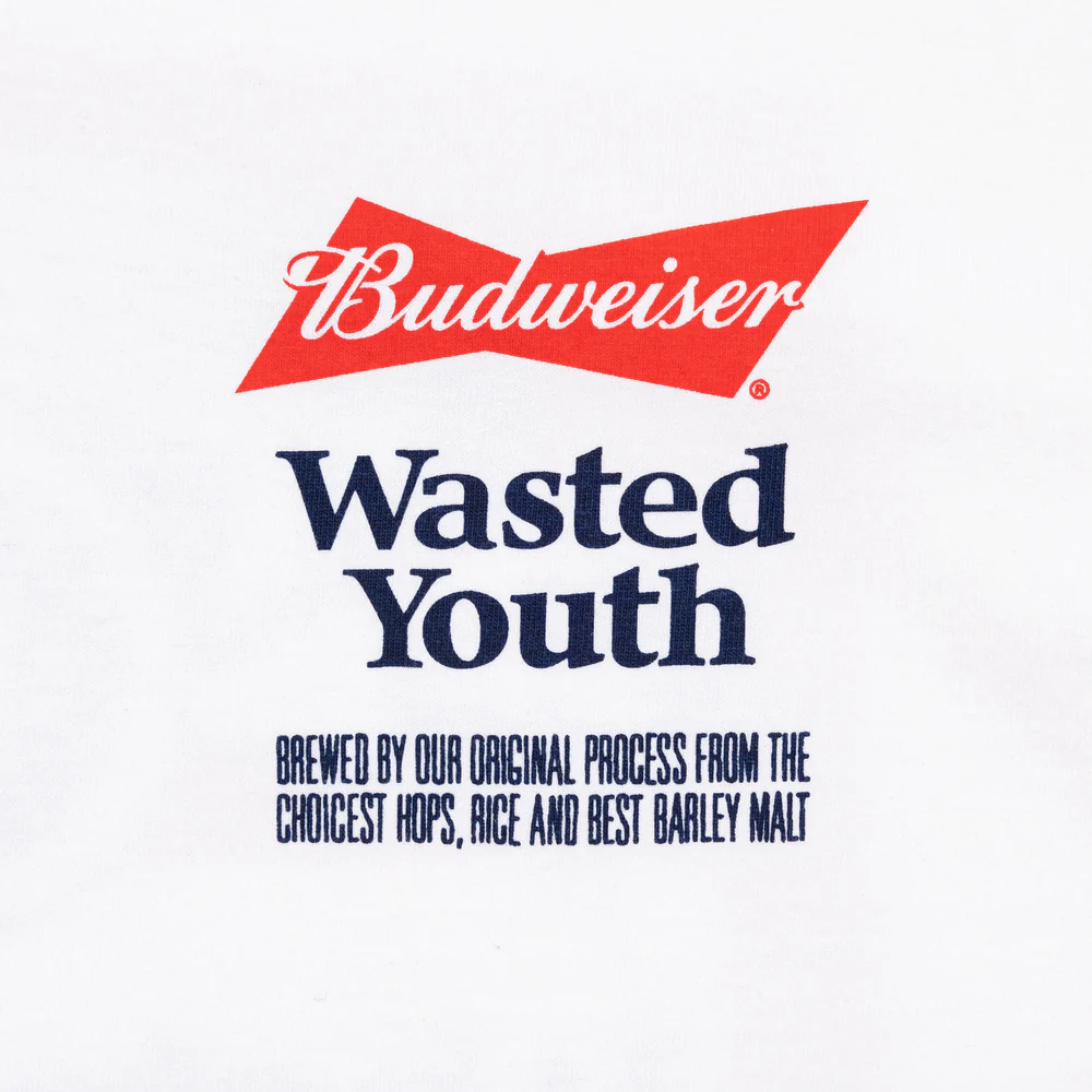 Wasted Youth × Budweiserのコラボレーション缶のグラフィックアイテムが2023年 12/16 発売 (ウェイステッド ユース バドワイザー)