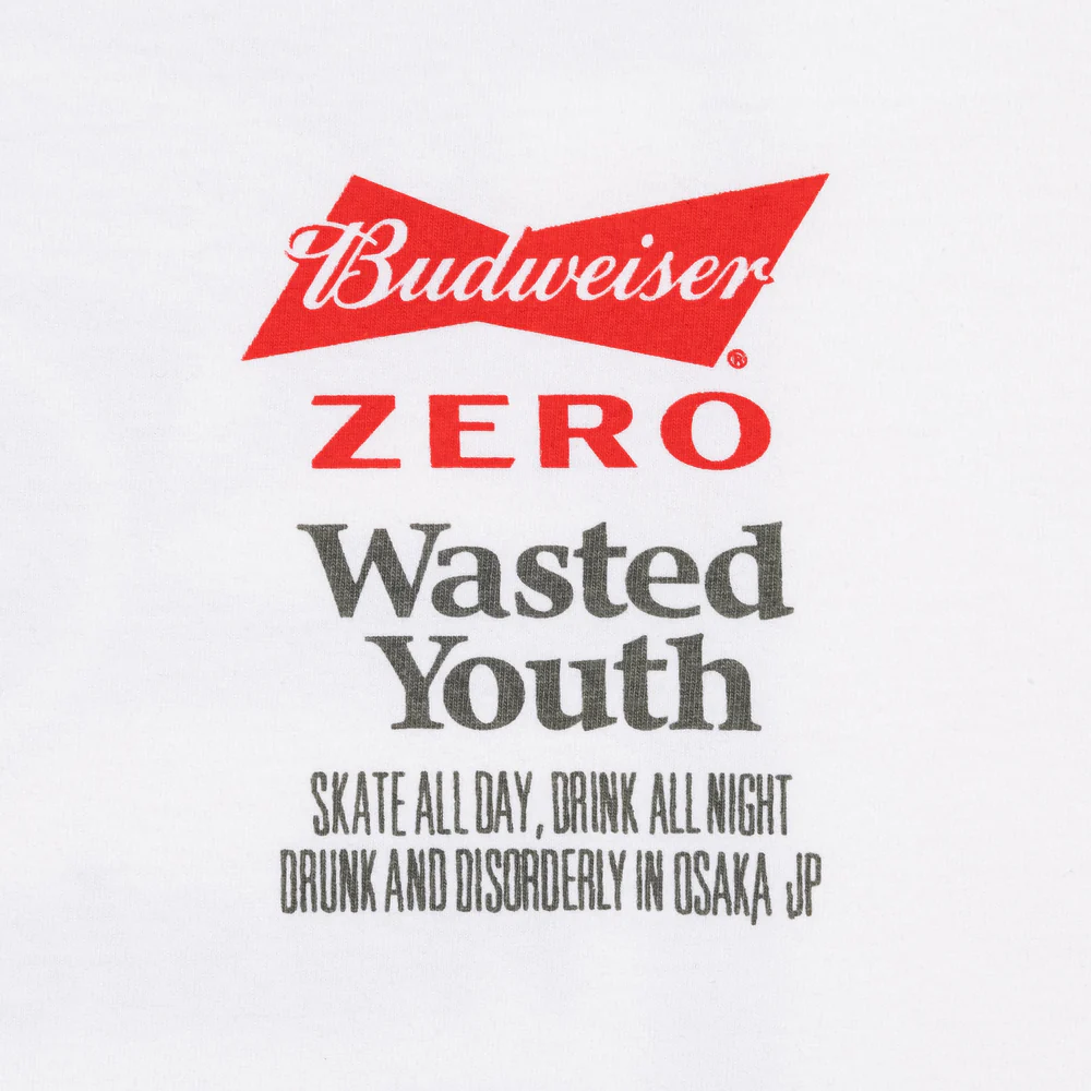 Wasted Youth × Budweiserのコラボレーション缶のグラフィックアイテムが2023年 12/16 発売 (ウェイステッド ユース バドワイザー)