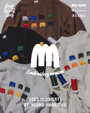 Champion x BEAMS by MIN-NANO 最新コラボが12/23 発売 (チャンピン ビームス バイ ミンナノ)